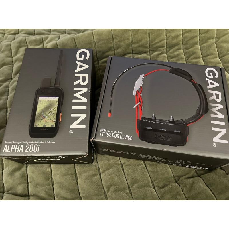 Garmin Alpha 100 Handheld with 2 TT15 Collars Mini Cost $350 USD